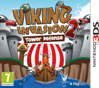 Viking Invasion 2 Tower Defense PAL Nintendo 3DS  box art