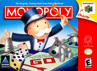 Monopoly JP Nintendo 64 JP box art