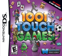 1001 Touch Games Nintendo DS US box art