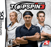 Top Spin 3 Nintendo DS  box art