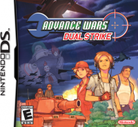 Advance Wars Dual Strike Nintendo DS US box art
