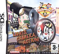 Animaniacs Lights Camera Action PAL Nintendo DS PAL box art