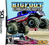 Bigfoot Collision Course PAL Nintendo DS PAL box art