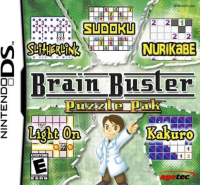 Brain Buster Puzzle Pak Nintendo DS US box art