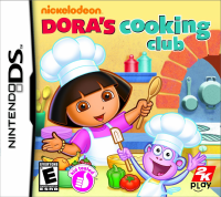 Dora's Cooking Club PAL Nintendo DS  box art