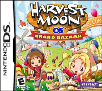 Harvest Moon: Grand Bazaar Nintendo DS US box art