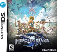 Heroes of Mana Nintendo DS US box art