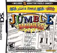 Jumble Madness Nintendo DS box art