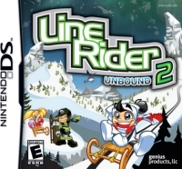 Line Rider 2 Unbound Nintendo DS US box art