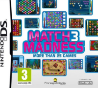 Match 3 Madness PAL Nintendo DS PAL box art