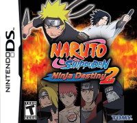 Naruto Shippuden: Ninja Destiny 2 Nintendo DS  box art