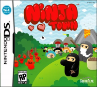 Ninja Town Nintendo DS US box art