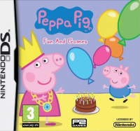 Peppa Pig Fun And Games PAL Nintendo DS PAL box art