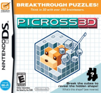 Picross 3D PAL Nintendo DS PAL box art