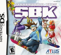 SBK Snowboard Kids PAL Nintendo DS PAL box art