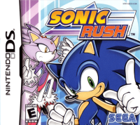 Sonic Rush Nintendo DS US box art