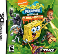 SpongeBob SquarePants Featuring Nicktoons Globs of Doom PAL Nintendo DS PAL box art