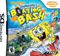 SpongeBob's Boating Bash PAL Nintendo DS PAL box art