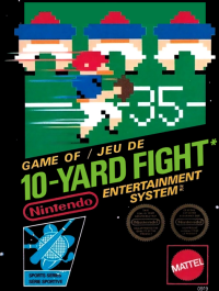 10-Yard Fight NES US box art