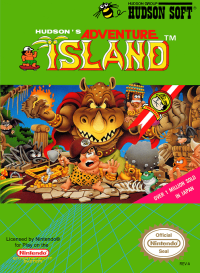 Adventure Island NES US box art