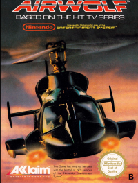 Airwolf NES US box art