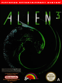 Alien 3 NES US box art