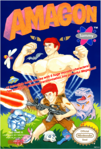 Amagon NES US box art