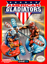 American Gladiators NES US box art