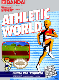Athletic World NES US box art