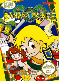 Banana Prince PAL NES PAL box art