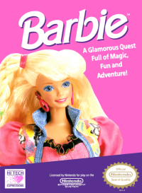 Barbie NES US box art
