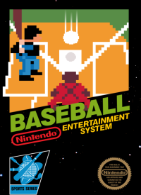 Baseball NES US box art