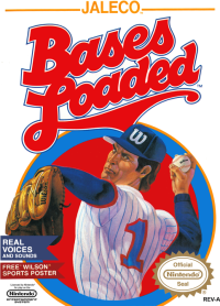 Bases Loaded NES US box art