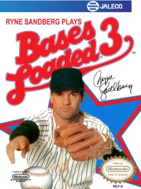 Bases Loaded 3 NES US box art