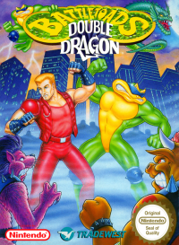 Battletoads & Double Dragon PAL NES PAL box art