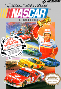 Bill Elliott's NASCAR Challenge NES US box art