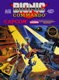 Bionic Commando NES US box art