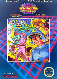Blazing Rangers NES  box art