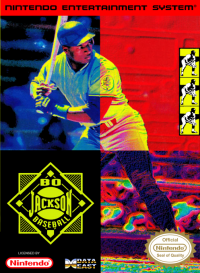 Bo Jackson Baseball NES US box art