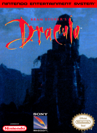 Bram Stoker's Dracula NES US box art