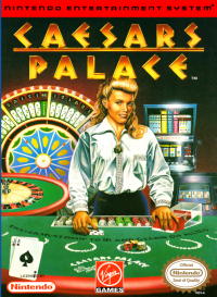 Caesar's Palace NES US box art