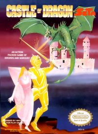 Castle of Dragon NES US box art