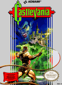 Castlevania PAL NES PAL box art