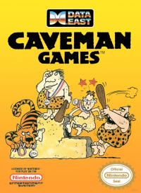 Caveman Games NES US box art