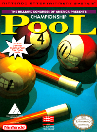 Championship Pool NES US box art