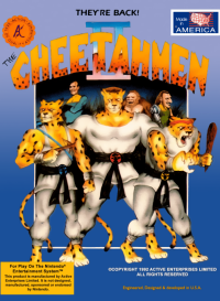 Cheetahmen II NES US box art