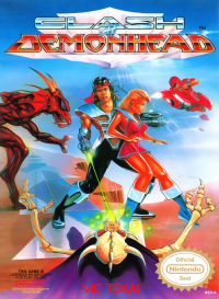 Clash at Demonhead NES US box art