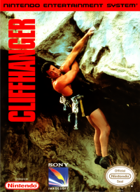 Cliffhanger NES US box art