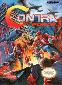 Contra Force NES US box art