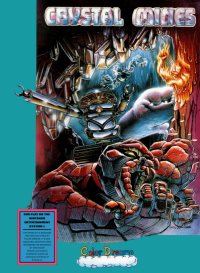 Crystal Mines NES US box art